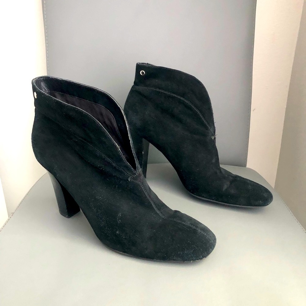 Franco Sarto Black Booties Women’s Size 10